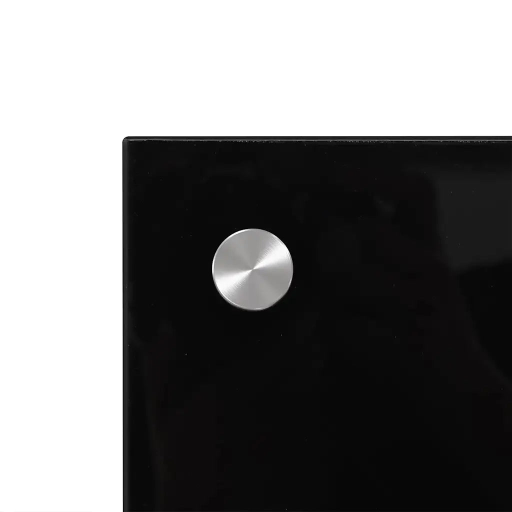 Paraschizzi per Cucina Nero 90x40 cm in Vetro Temperato 249487