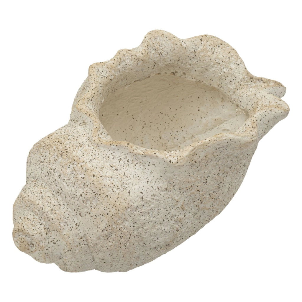 Vaso Decorativo VKH1049, Beige, MgO, 35x23x18 cm