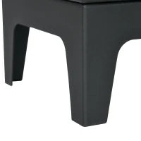 Camino a Bioetanolo in Acciaio Inox con Bruciatore da 1.2L per 3 Ore di Durata, 36x26x54cm, Nero