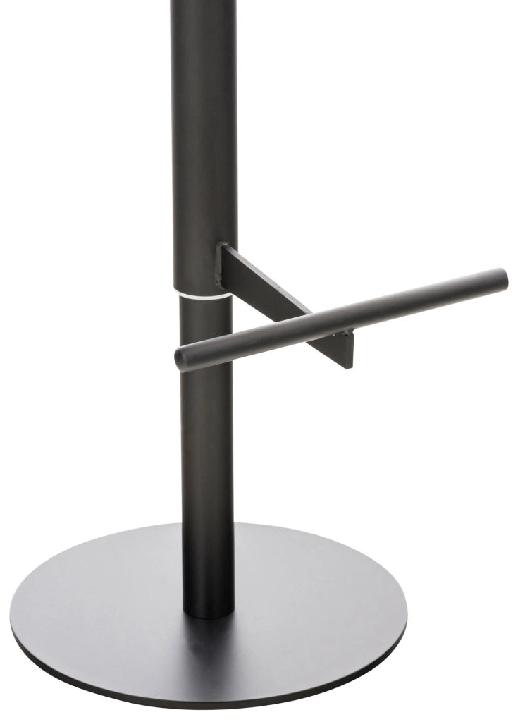 2er Set Barhocker Cadiz Kunstleder schwarz