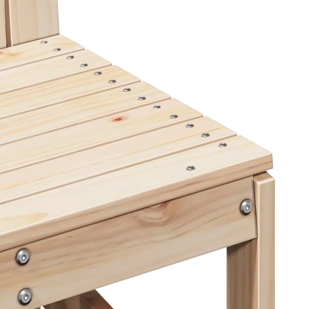 Set Salotto da Giardino 3 pz | Set di Mobili da Esterno in Legno Massello di Pino