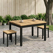 Tavolino da salotto Bianco e Nero 50 x 60,5 x 36 cm 901736