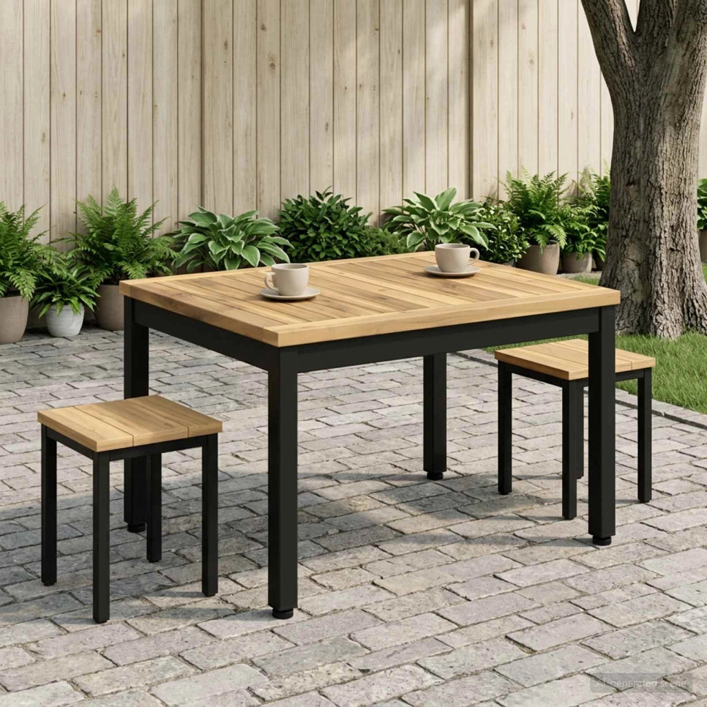 Tavolino da salotto Bianco e Nero 50 x 60,5 x 36 cm 901736