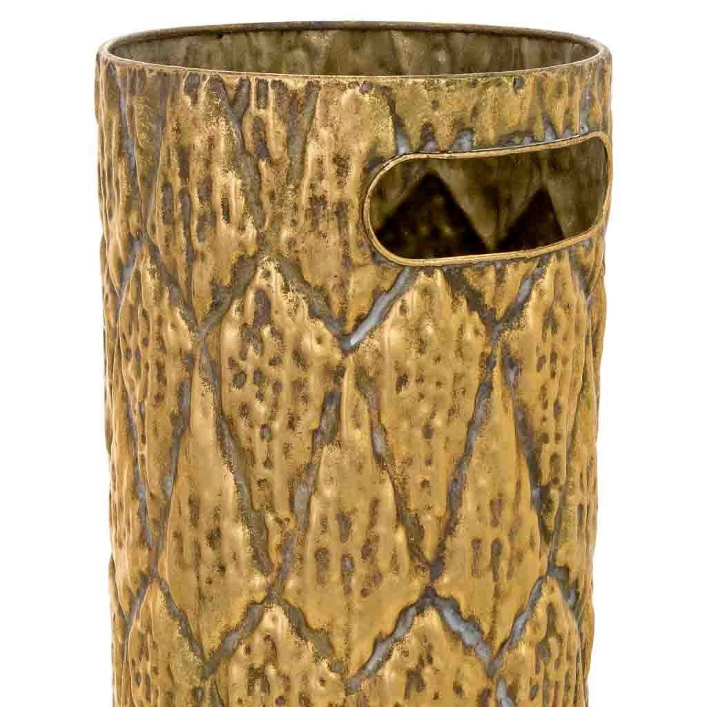 Portaombrelli metallo dorato 20.5x20.5x50.5h cm