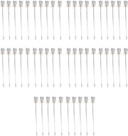 Sostegno a Slatwall con Gancio 20cm - 50 Pezzi - Aliante in Alluminio Leggero - Solido - Adatto per Casa e Negozio - Ideale per l'Organizzazione