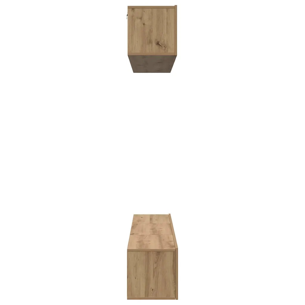 Set mobile TV 5 pcs Rovere artigianale Legno multistrato 3393215