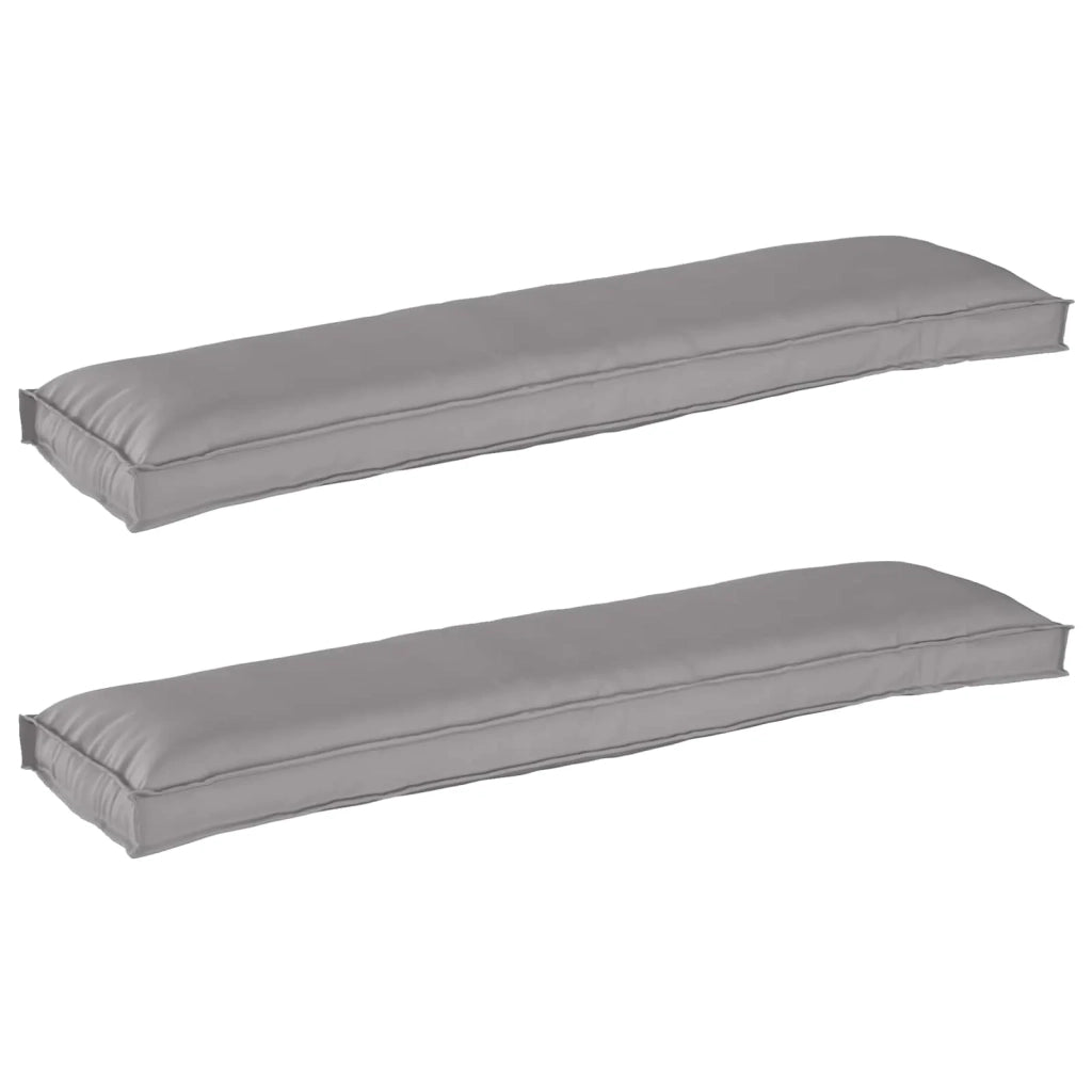 Set di Cuscini per Pallet 2 pcs Grigio 150 x 40 x 8 cm 42001709