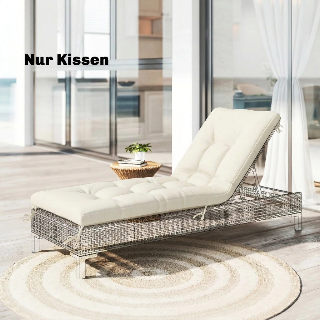 Cuscino per pallet rimovibile ¨C zephmum ¨C 198x65x13 cm beige