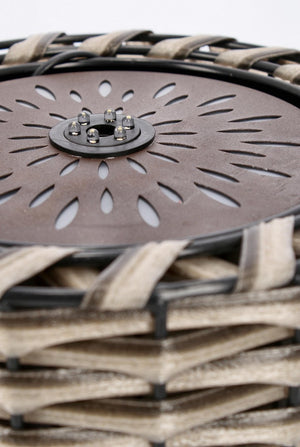 Fontana con Led Ø26,5x41 cm in Metallo Sachiko