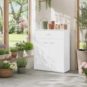 Sideboard White 60x30x75 Cm Wood-based Material