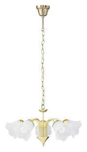 Lampadario classico Rabalux Rafaella 5xE14 oro opale