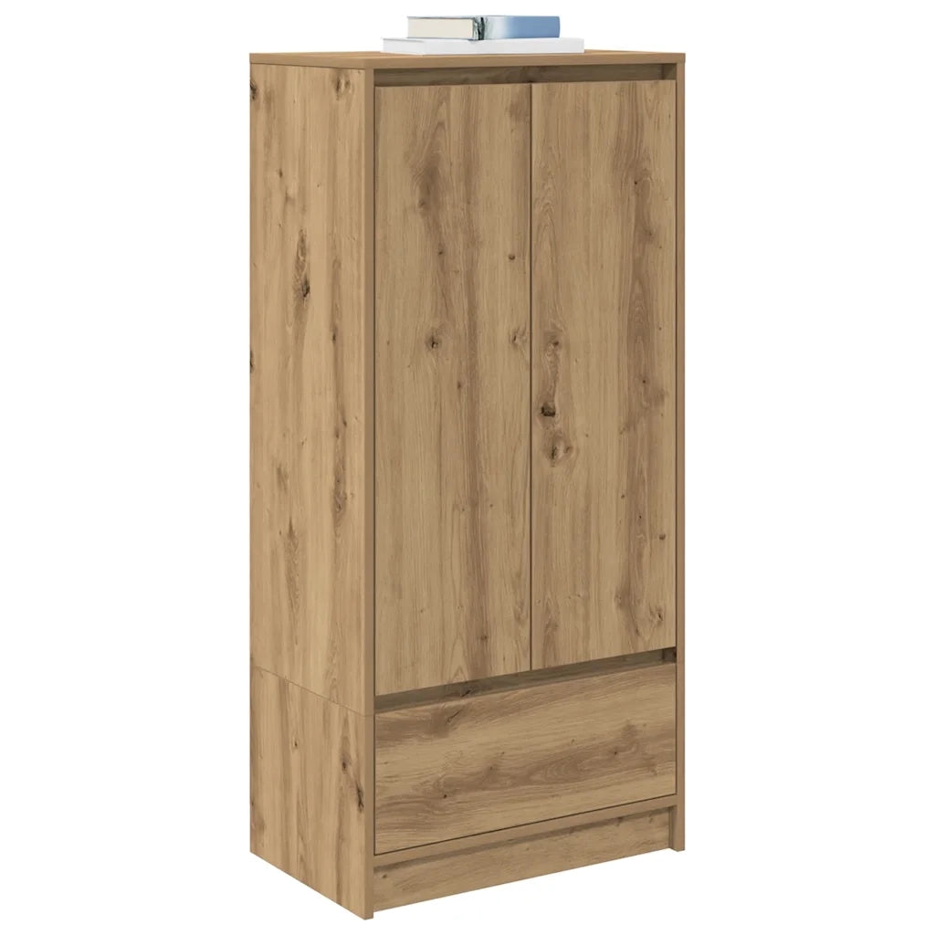 Armadio con Cassetto Rovere Artigianale 55,5x34x119,5 cm 861651