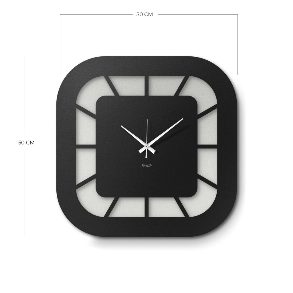 Orologio da parete minimal Exo Fango,avorio