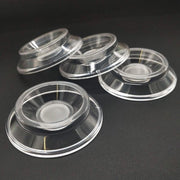 Set di Coppe di Sostegno per Pianoforte da 4 pezzi - Protezione Mobili Gatti - Antiscivolo Protezione Pavimento - Materiale ABS - Diametro Esterno 88 mm - Adatto per Pianoforti con Ruote