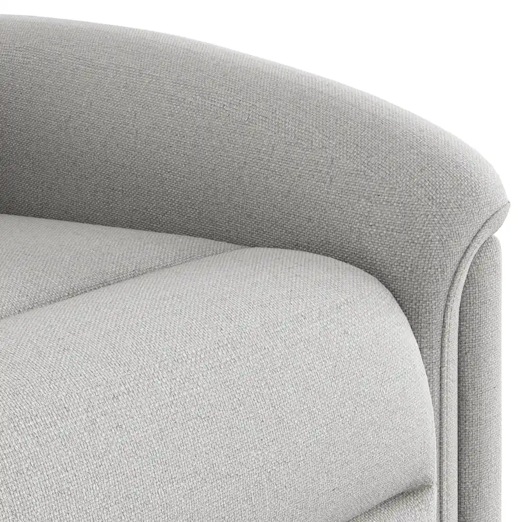 Divano Sedia-Poltrona Reclinabile in Tessuto Grigio Nuvola 665777