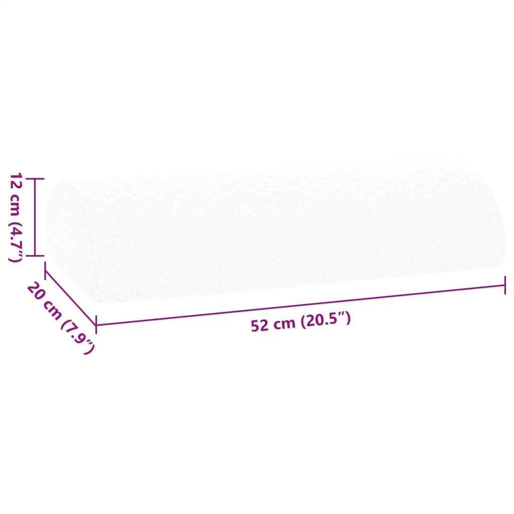 Cuscino per Gambe Bianco 52 x 20 x 12 cm Schiuma Memory CFW7857899