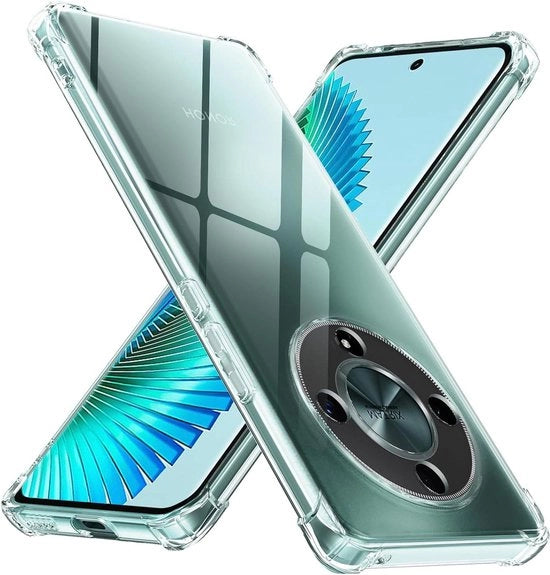 Hoes trasparente per smartphone, copertura TPU sottile con angoli resistenti agli urti, protezione contro graffi per smartphone - Modello compatibile con Honor Magic 6 Lite 5G