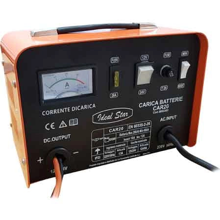 CARICABATTERIA 'CAR 20'  Tensione 12/24 V - CARDINALE