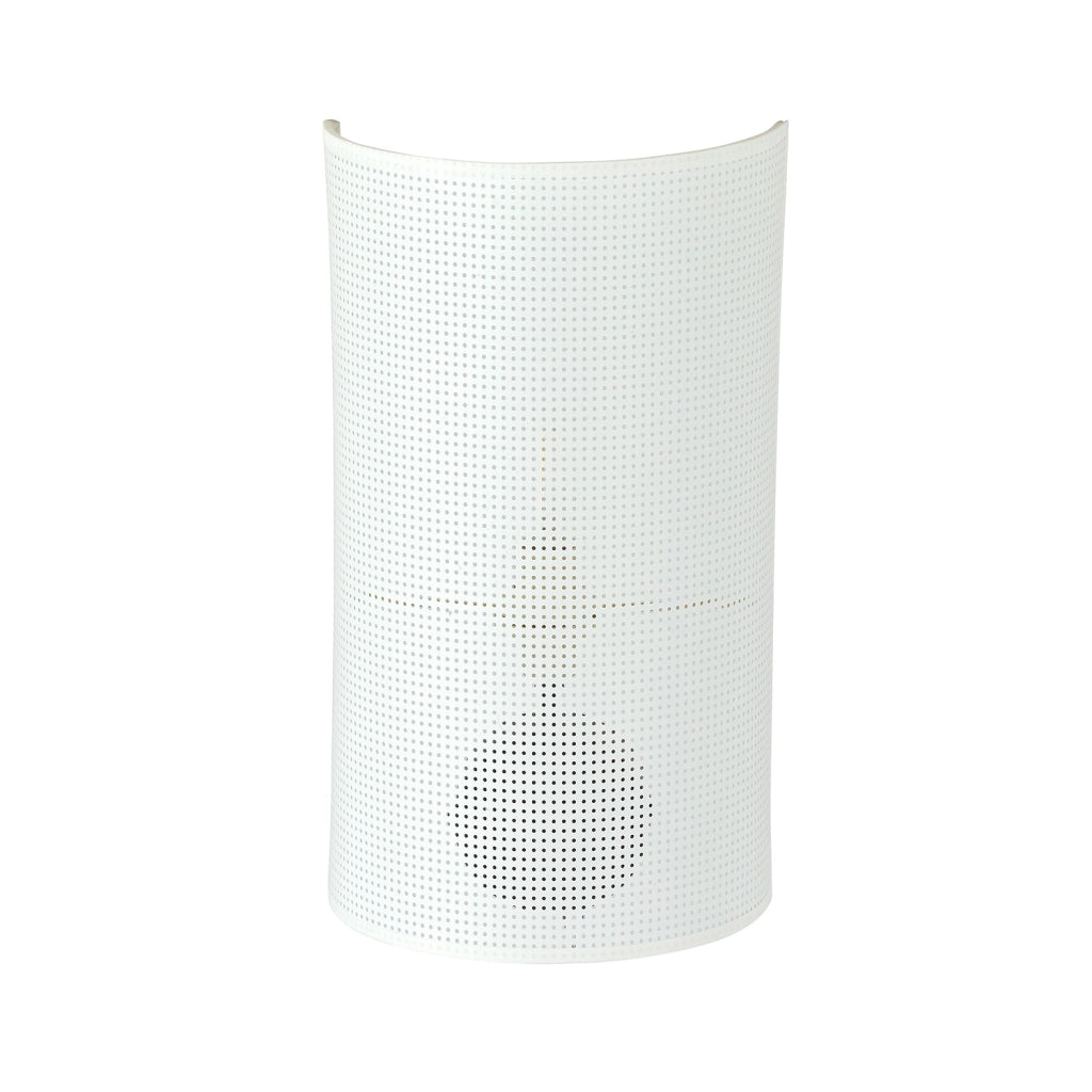 Applique Minimal 1 Luce Drago In Acciaio Bianco E Oro