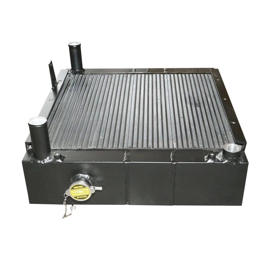 Radiatore di raffreddamento ad acqua per terne Komatsu WB91R, WB93R, WB93S, WB97R 575x670mm codice OEM 42N-03-11510, 42N0311100, 42N-03-11100