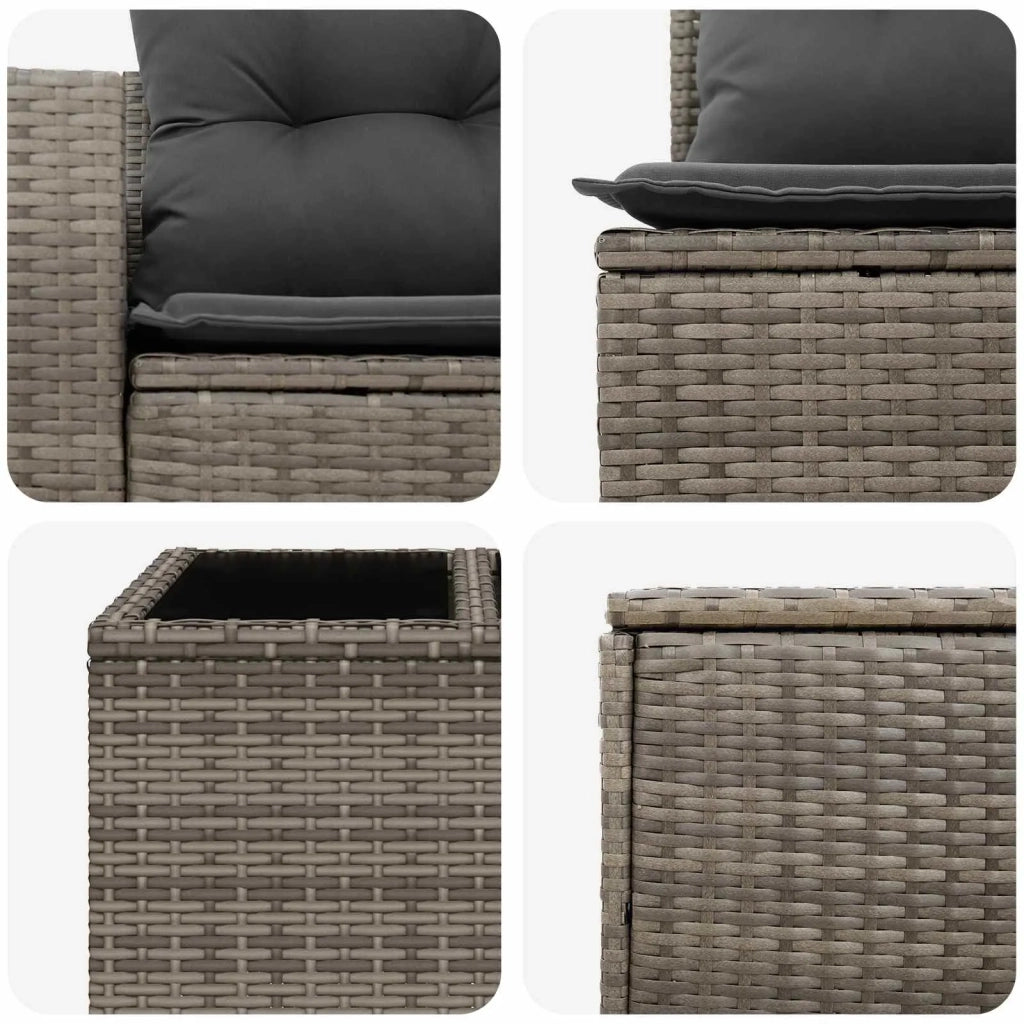 Set di divani 6 pz Grigio e Grigio Scuro 3447460
