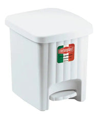 Pattumiera pedalina lt.4,5 bianca