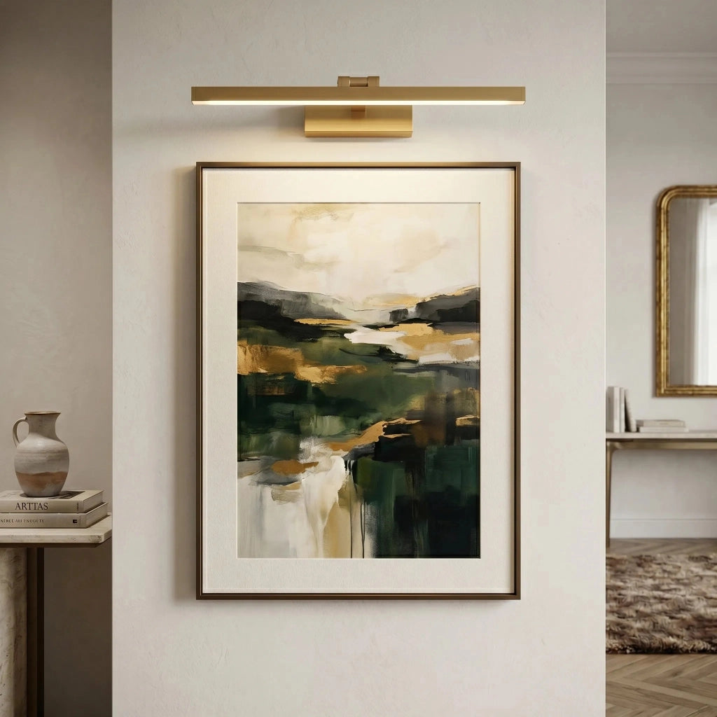 Applique Da Bagno Led APP1864-1W 60 Cm Brush Gold