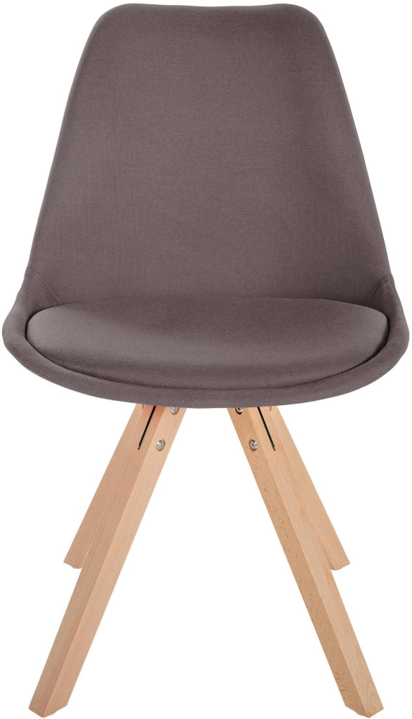Sedia Sofia Tessuto Tortora,natura (quadrato)