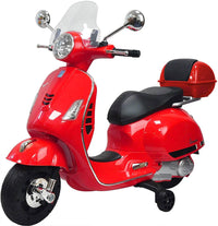 Piaggio Vespa GTS Elettrica 12V con Bauletto per Bambini Rossa