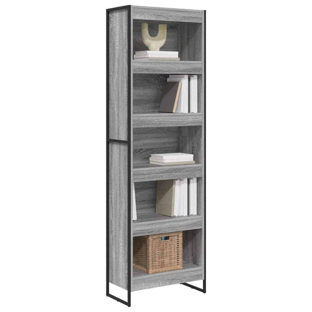Armadio per Libri 2 pcs Grigio Sonoma 60 x 30 x 189,5 cm 3403001