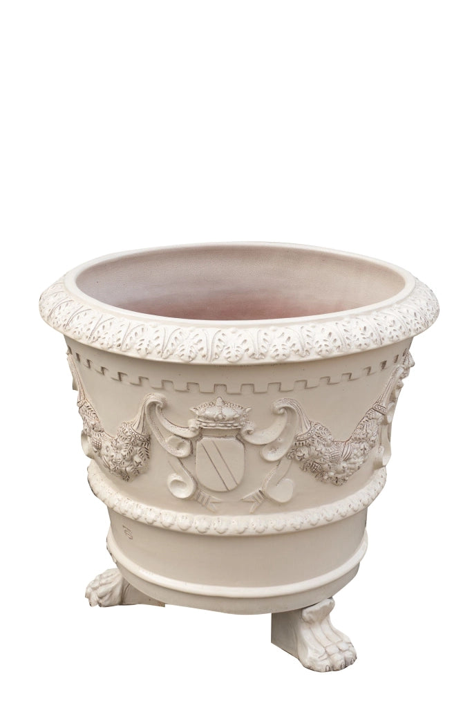 Biscottini Orcio Toscano smaltato invecchiato in terracotta toscana 100% Made in Italy interamente Lavorato a Mano L95xPR95xH74 cm