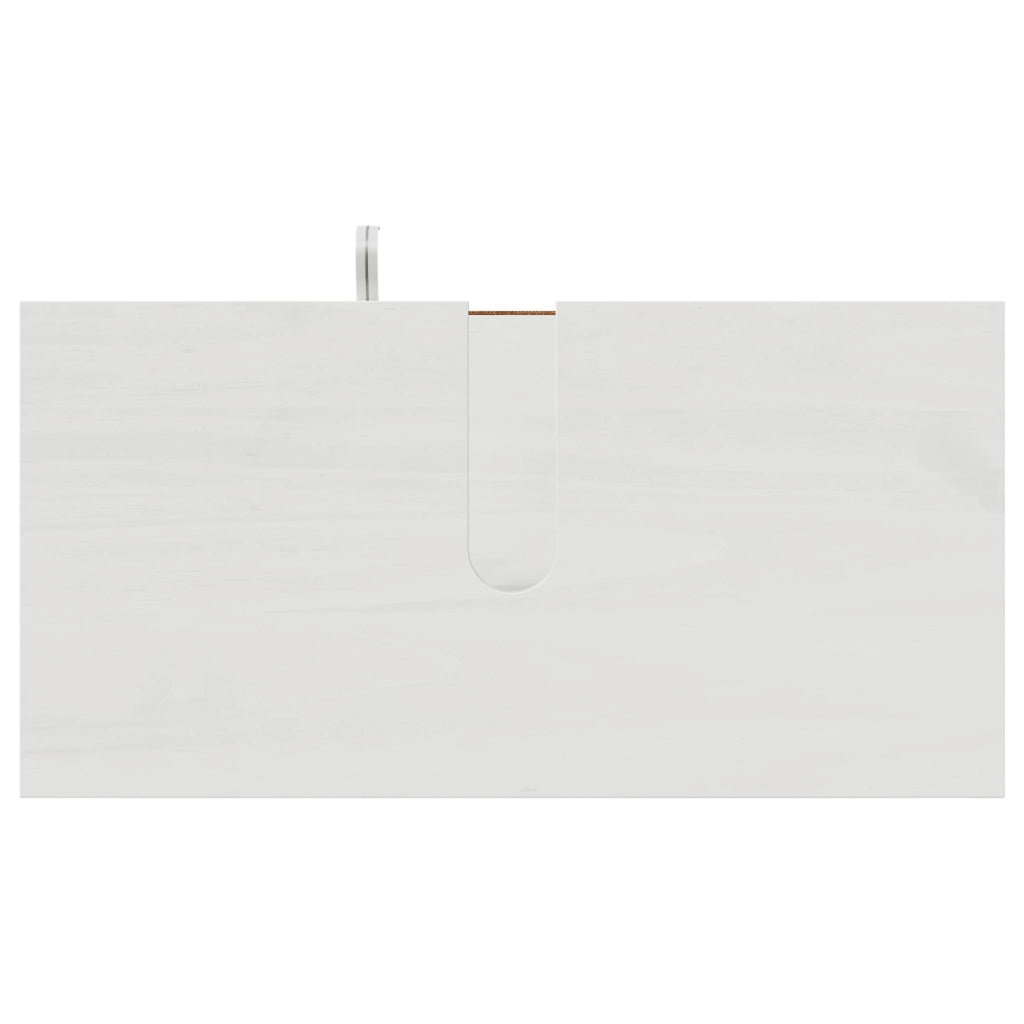 Mobile da Lavabo "VIGO" con Ante 67.5x34x59 cm Legno Massello di Pino