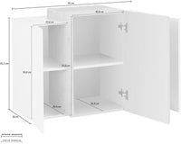 Pensile Moderno Bianco Lucido CORO - Report