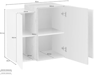 Pensile Moderno Bianco Lucido CORO - Report