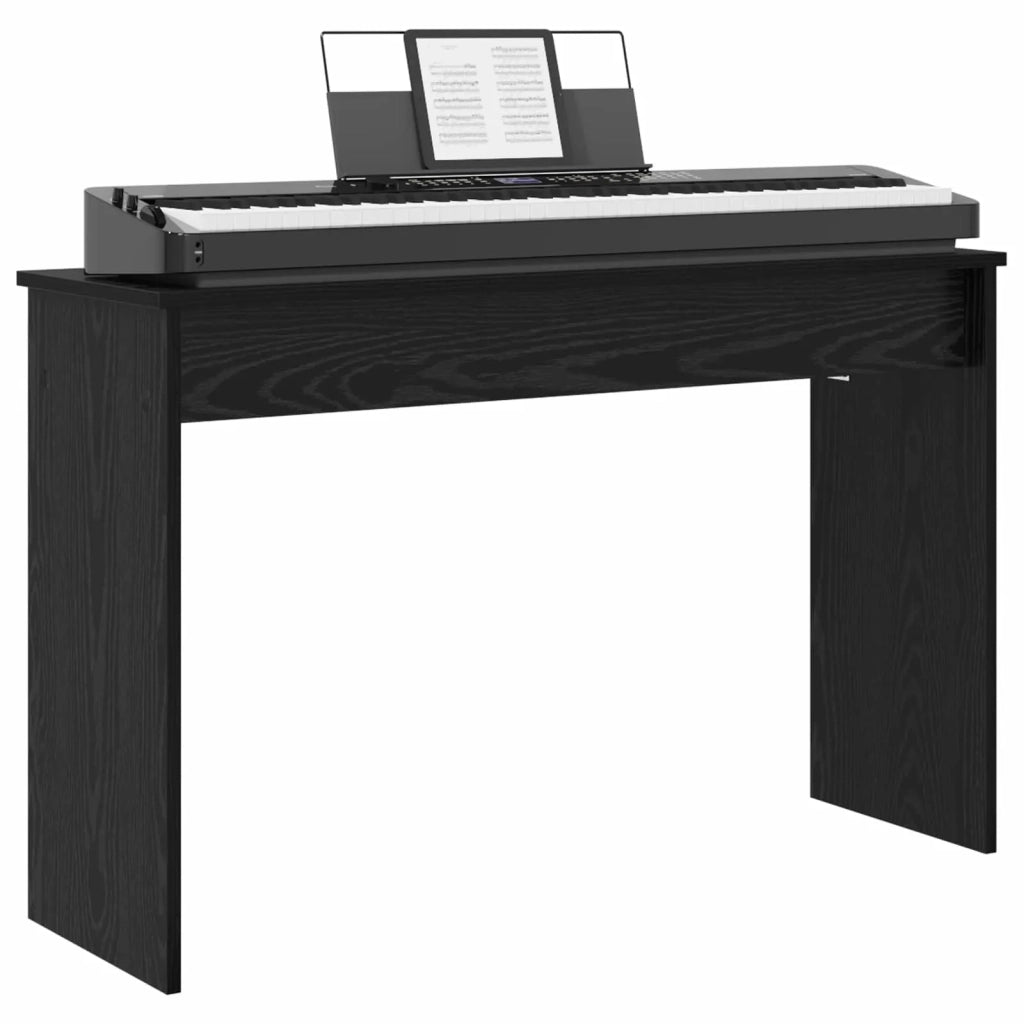 Supporto per Tastiera Rovere Nero 100 x 32 x 64 cm 899496