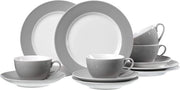 Set di servizio da tavola in grigio, 0 pezzi