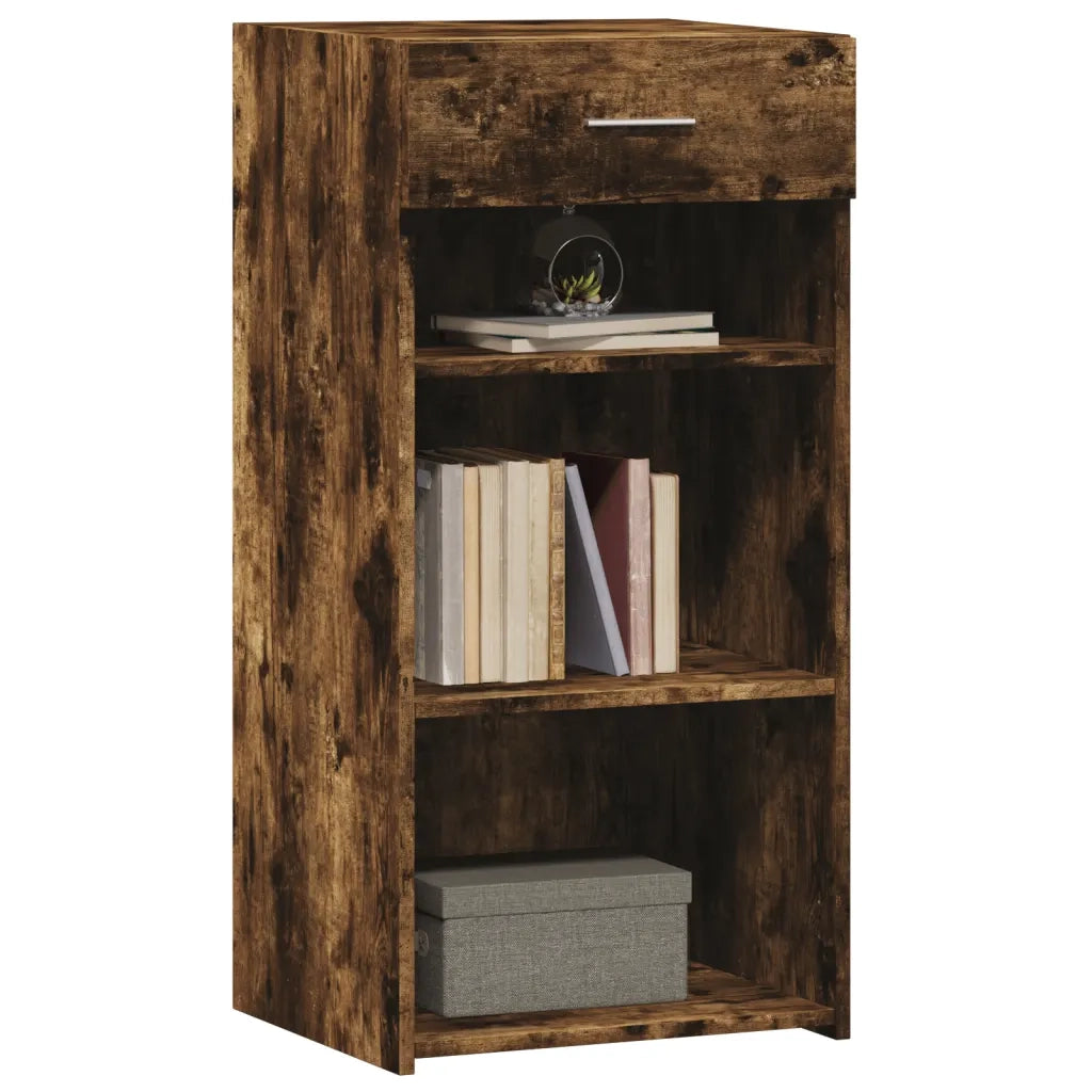 Credenza | Madia | Buffet da pranzo | Armadio da pranzo Rovere Fumo 45x42,5x93 cm in Legno Multistrato