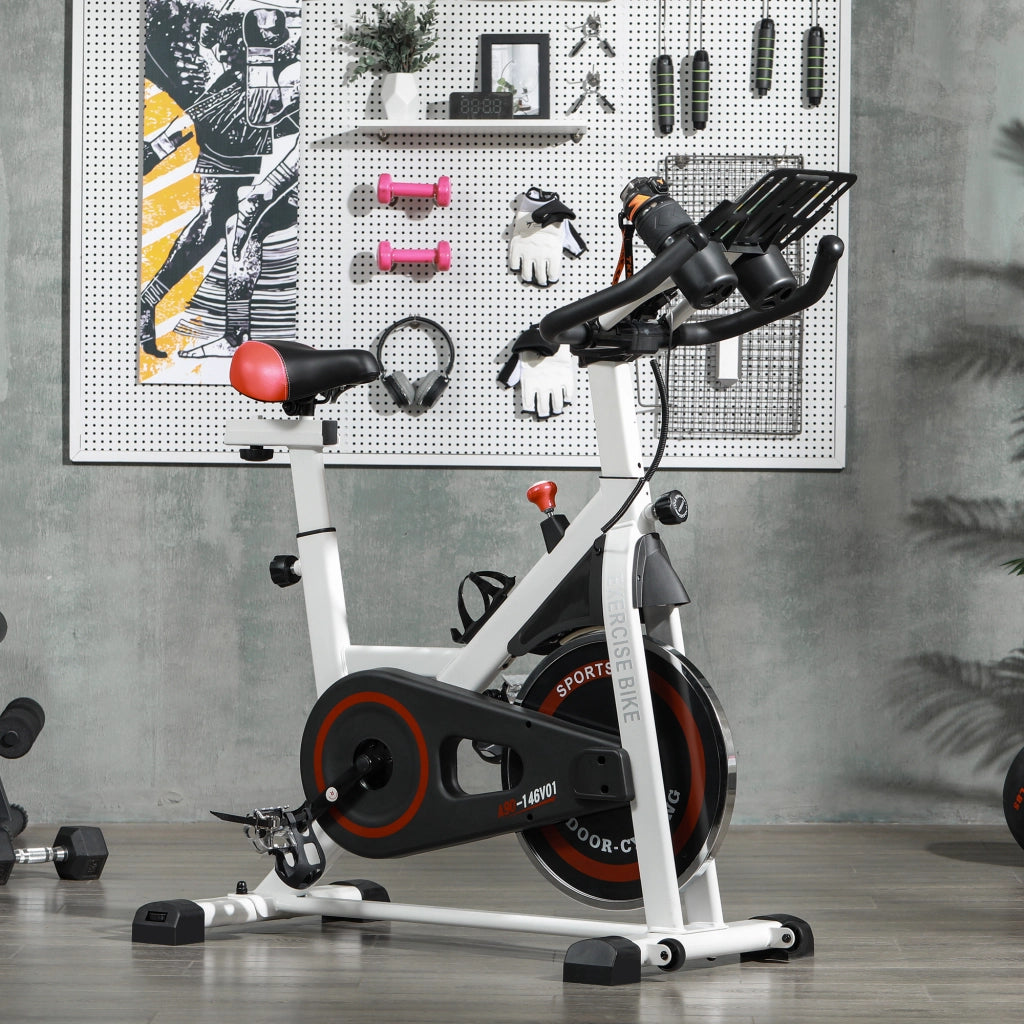 Bicicletta Ellittica ¨C Zephmum ¨C Bianco/Nero 103x53x100-114cm