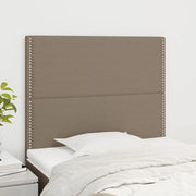 Testiera per letto tortora 90x5x118/128 cm in tessuto 3116178