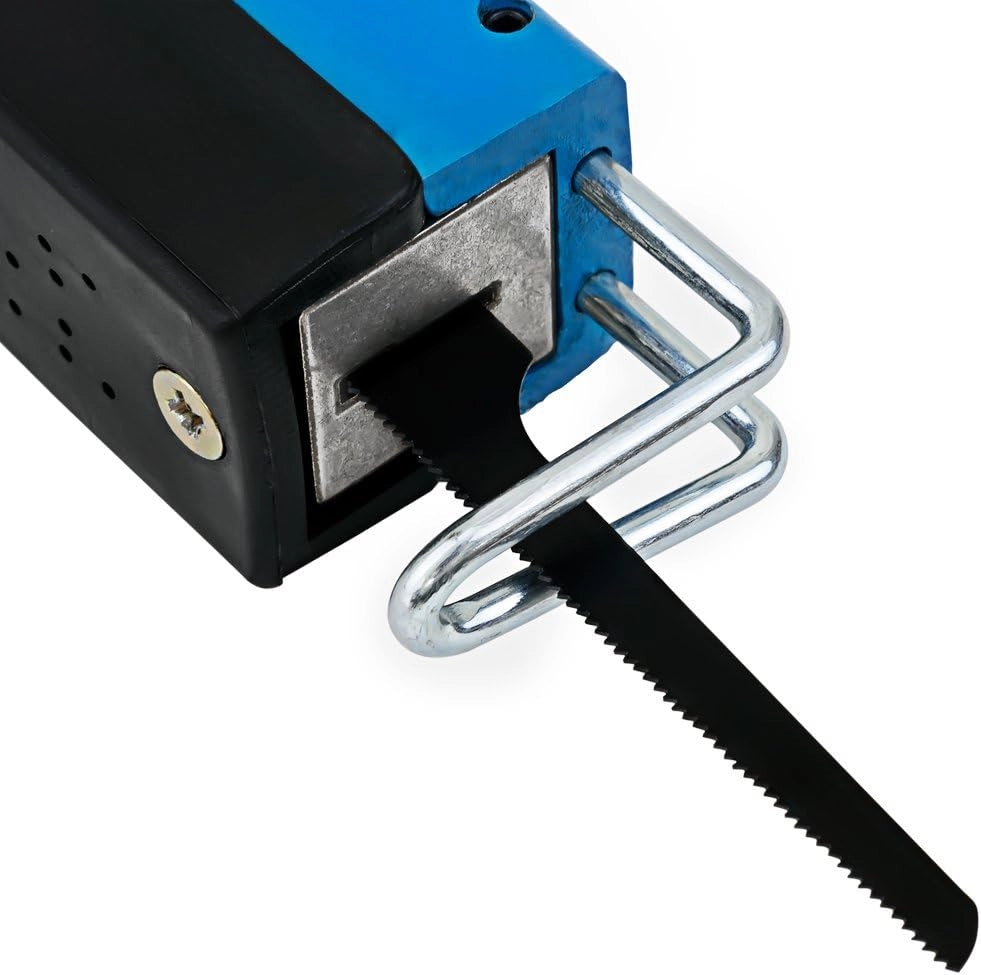 Avvolgitubo per Aria Compressa Tubo 10m 1/4' Sega a Gattuccio + 6 Lame 10.000 U/min