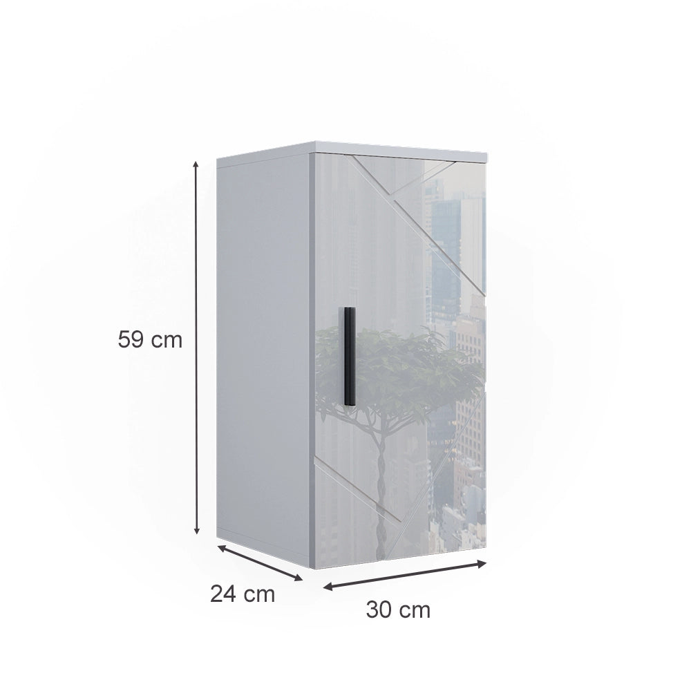 Mobile bagno Irma Bianco lucido 30 x 59 cm Vicco
