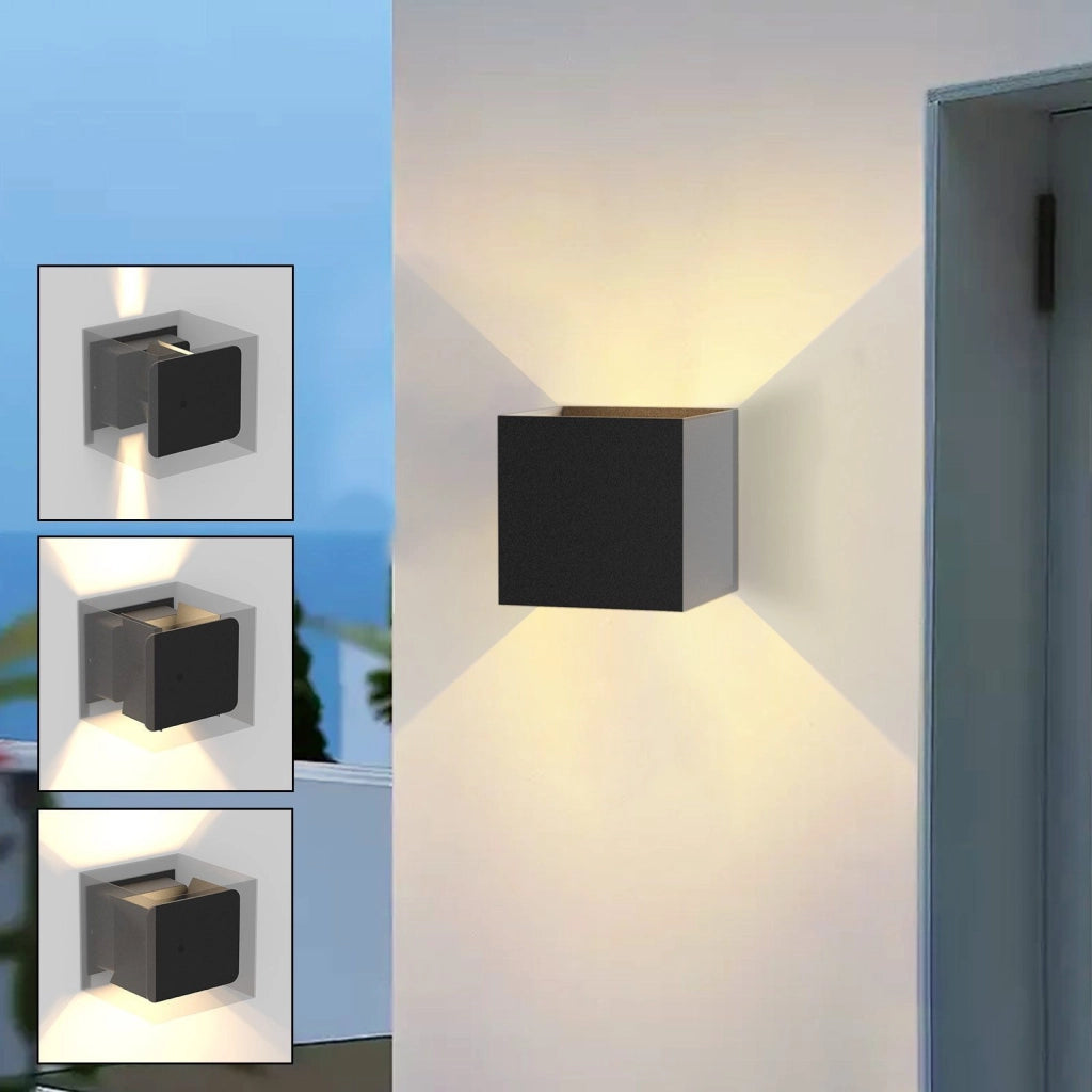 ZMH Lampada da Parete LED 5W Moderne luce verso l'alto e il basso per camera e corridoio