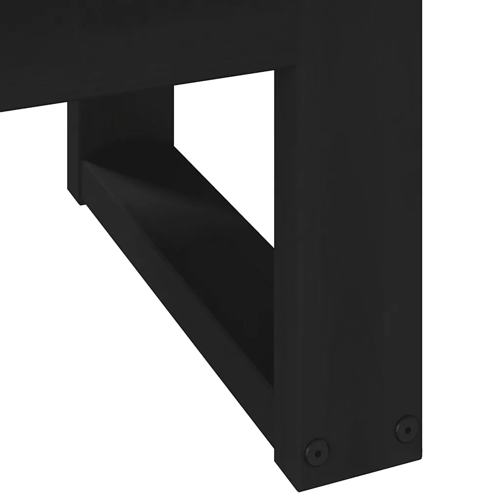 Tavolino NOAIN Gambe a Forma di U 120x60x40cm in Legno Massello 4100035