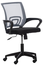 Sedia da ufficio Auburn con ruote grigio