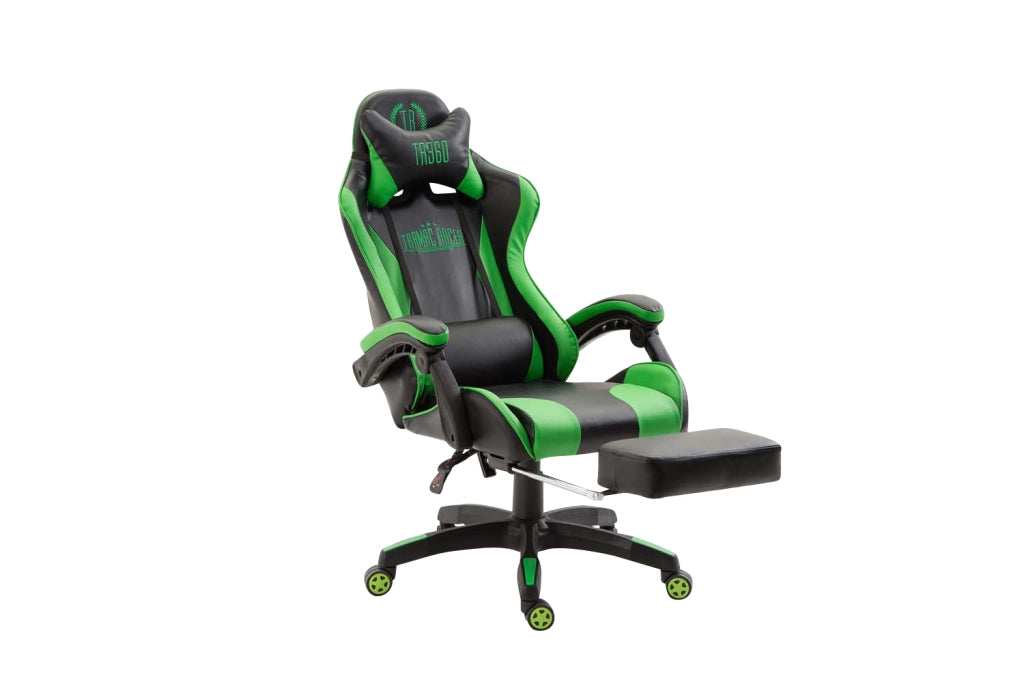 Poltrona gaming IGNITE in similpelle Nero/verde