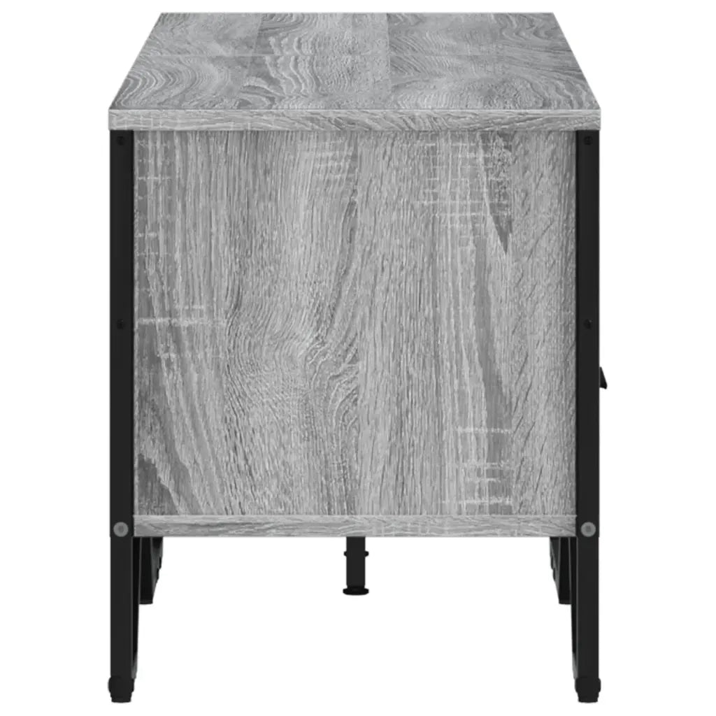 vidaXL Mobile Porta TV Grigio Sonoma 122x34x41cm in Legno Multistrato
