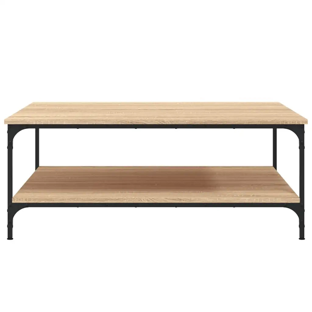 Tavolino Salotto Rovere Sonoma 100x100x40 cm Legno Multistrato 832844