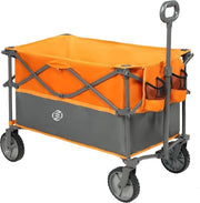 Carrello Portatile - Carrello da Spiaggia - Carrello con Ruote - Carrello con Multipli Livelli - Carrello con Ruote Sterzo - Carrello da Spiaggia Portatile