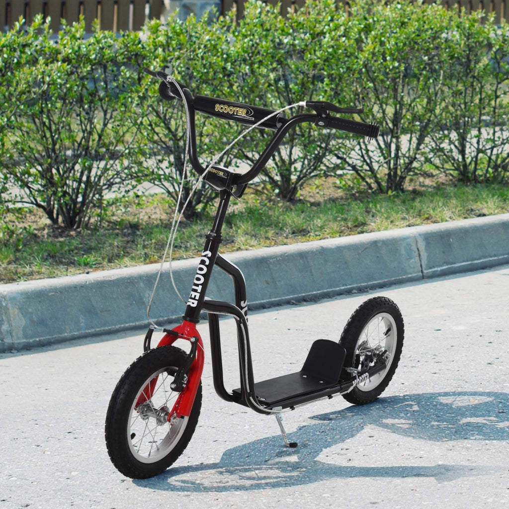 Patinete Bambini Regolabile ¨C Zephmum ¨C Nero Acciaio 120x58x75-80 cm