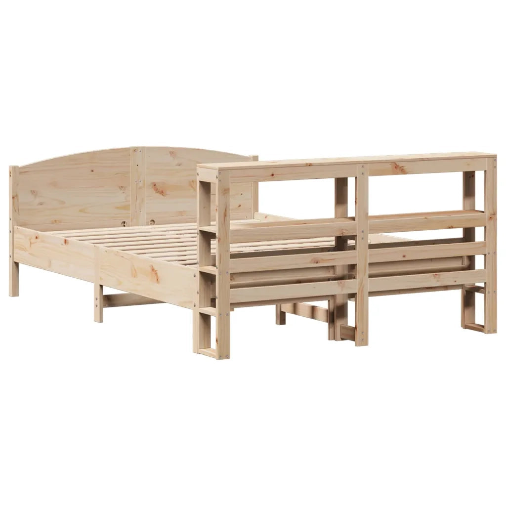 vidaXL Letto senza Materasso 160x200 cm in Legno Massello di Pino